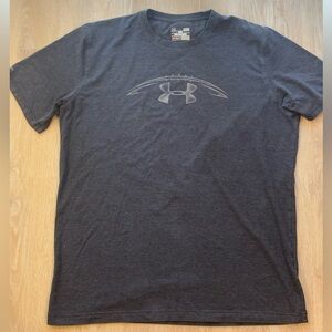Under Armour Football Gray Short Sleeve Tee